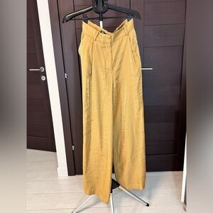 Zara women Gold Pants